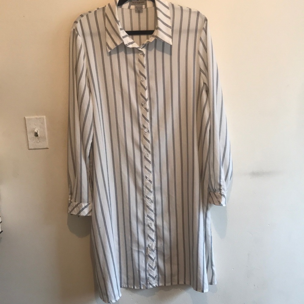 Alice & You button up shirt dress